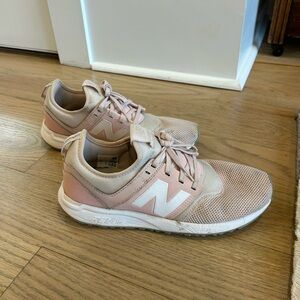 New Balance 247 Women's Blush and Cream Sneakers